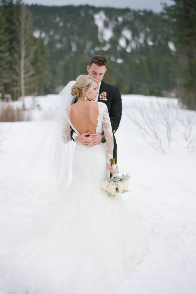 Snow wedding